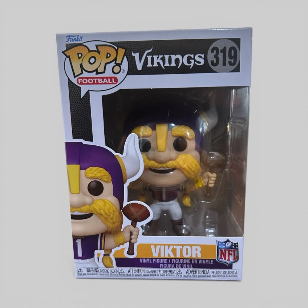 Funko Pop! NFL Mascots: Minnesota Vikings Viktor Figure #319! - Picture 3 of 8